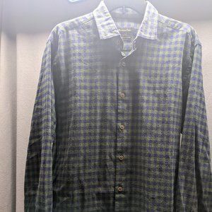 Mossimo Dutti Long Sleeve Button Down Collared Shirt Mens XL